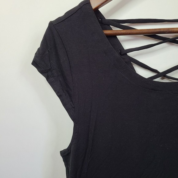 NWT Chaser Black Sleeveless Shift Dress Medium - Picture 3 of 5